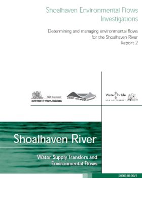 Shoalhaven Environmental Flows Investigations