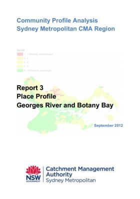 SMCMA Community Profile Analysis - Report 3 Georges River and Botany Bay