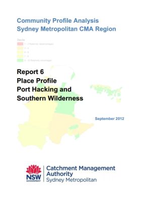 SMCMA Community Profile Analysis - Report 6 Port Hacking and Southern Wildeness