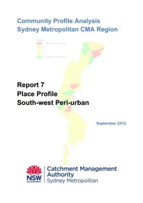 SMCMA Community Profile Analysis - Report 7 South-west Peri-urban