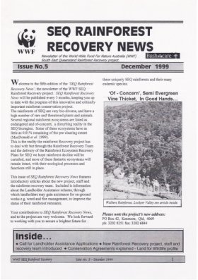 SEQ Rainforest Recovery News Issue 5